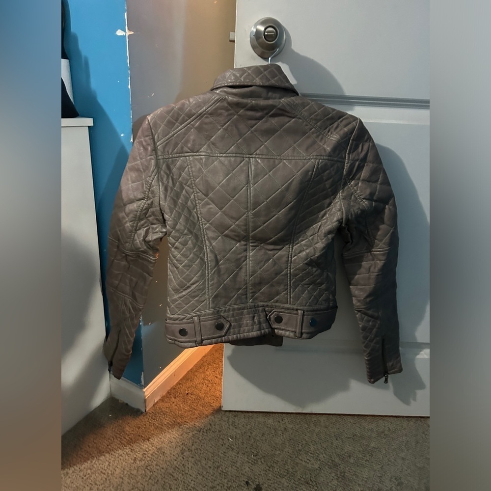 Blanc Noir Leather Jacket Size Small - Picture 2 of 3